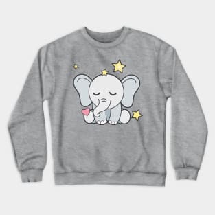 Sweet Dreams Baby Elephant Crewneck Sweatshirt